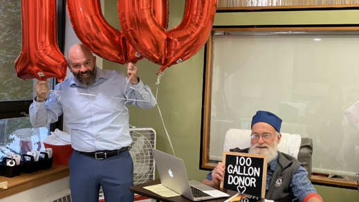 100 Gallon Donor Hope to Inspire Others to Give Blood