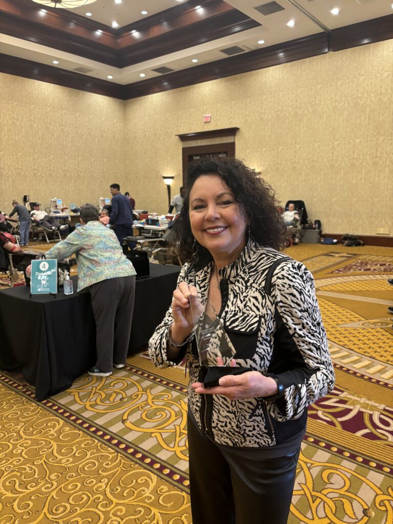 NBC 10’s Barbara Morse at the “Dr. Charles Drew Lifesaver Award ceremony.