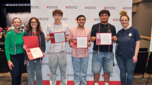 East Providence High School Teachers Honored with Rhode Island Blood Center’s Dr. Charles Drew Lifesaver Award